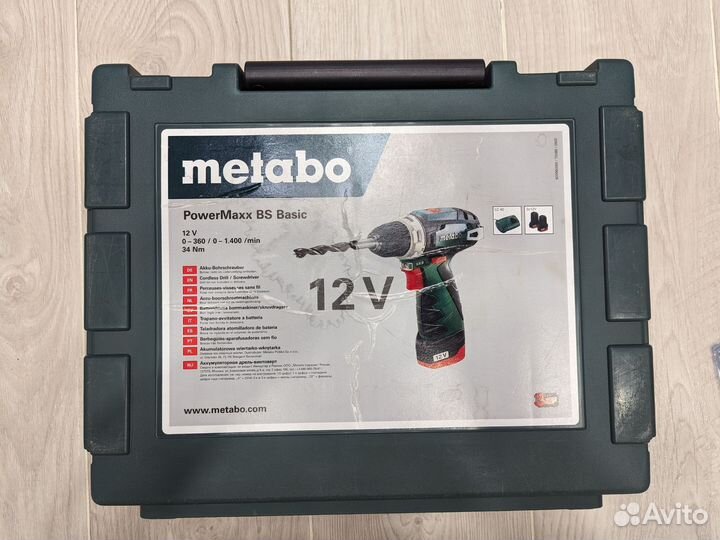 Дрель-шуруповерт Metabo PowerMaxx BS Basic 12V