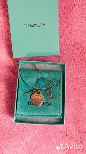 Подвеска tiffany сердце серебро