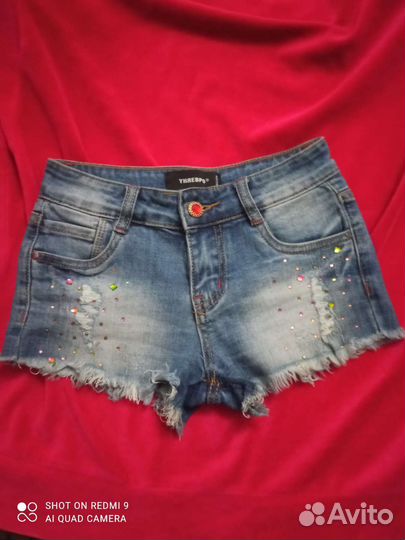 Джинсовые шорты для девочки