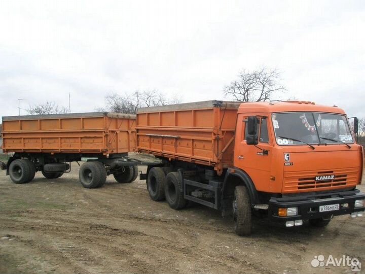 Перевозка зерновых культур, удобрений и т.д