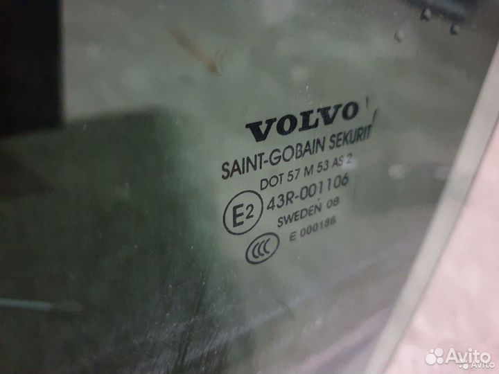 Стекло двери левой правой Volvo XC70 II