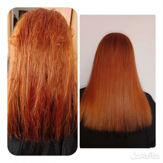 Кератиновое выпрямление, ботокс волос