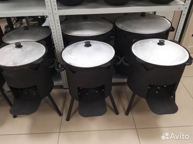 Казан с печью