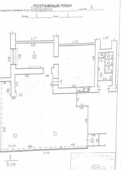 Продажа торговое 180 м2, ул. Революционная, д. 14