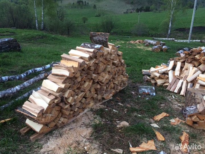Дрова сухие(кедр,пихта,сосна) Береза сырая