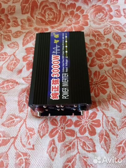 Инвертор Zhixian 3000 вт Чистый синус 12-220 V