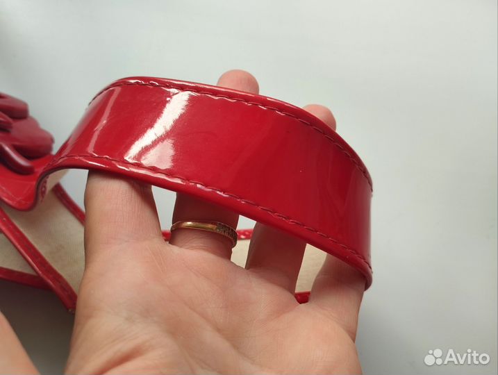 Винтажный женский лаковый ремень СССР