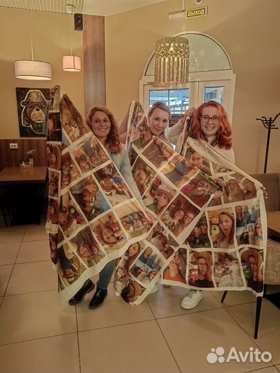 Покрывало с Вашими фото размер 120/160 см