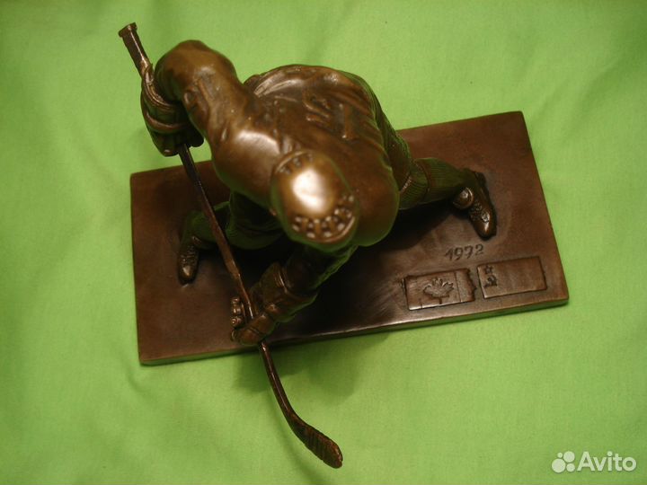 Бюст Хоккей 1972 год СССР Канада Хоккеист 15 ном