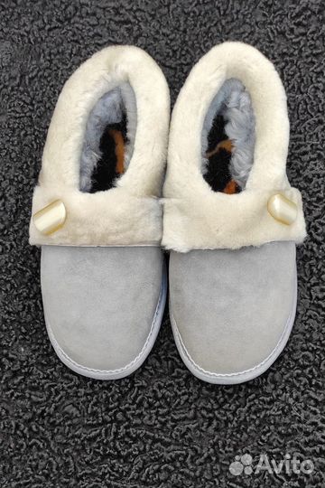 Чуни из натуральной овчины мужские и женские