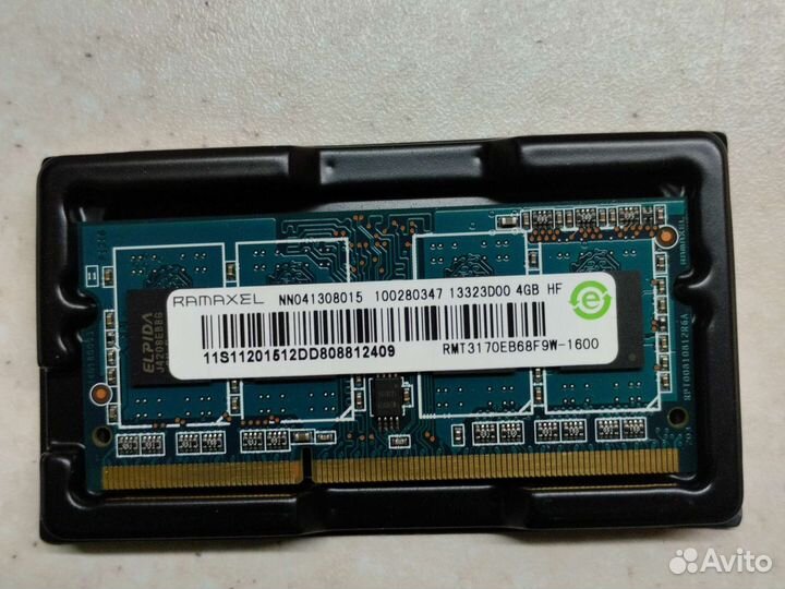 Оперативная память ddr3L для ноутбука