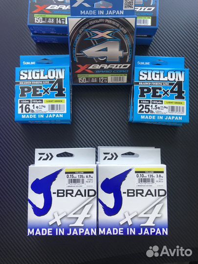 Плетеный шнур YGK X-braid upgrade X8 / X 4