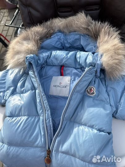 Пуховик комбинезон moncler детский