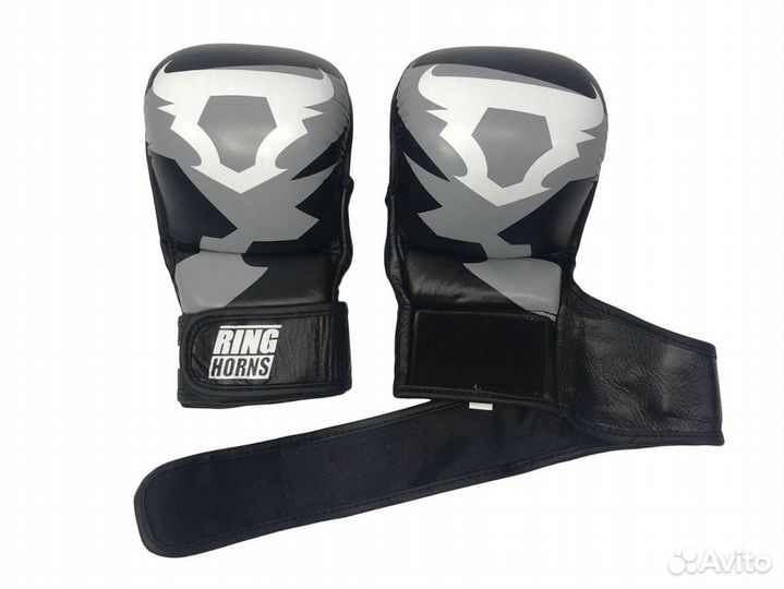 Перчатки крабы MMA Ring Horns, кожа, (M, L, XL)