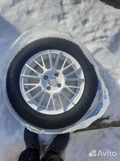 Michelin. Колеса в сборе r15 киа рио, солярис