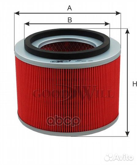 Фильтр воздушный AG681 AG681 Goodwill