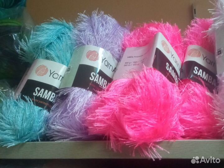 Пряжа Травка Самба