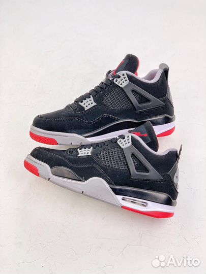 Кроссовки Nike Air Jordan AJ4 Retro Bred р. 47