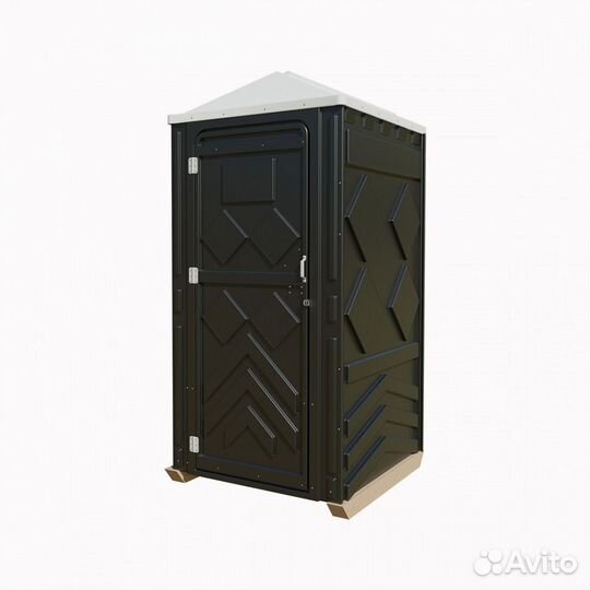 Туалетная кабина черная