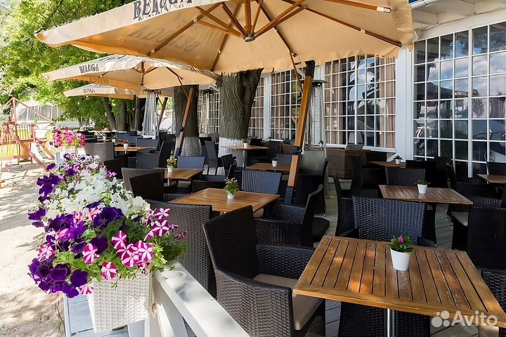 Зонт уличный для кафе в наличии 3х3 4х4 5х5 7х7 8х