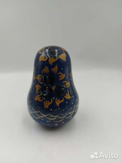 Винтажная Матрешка музыкальная подписная