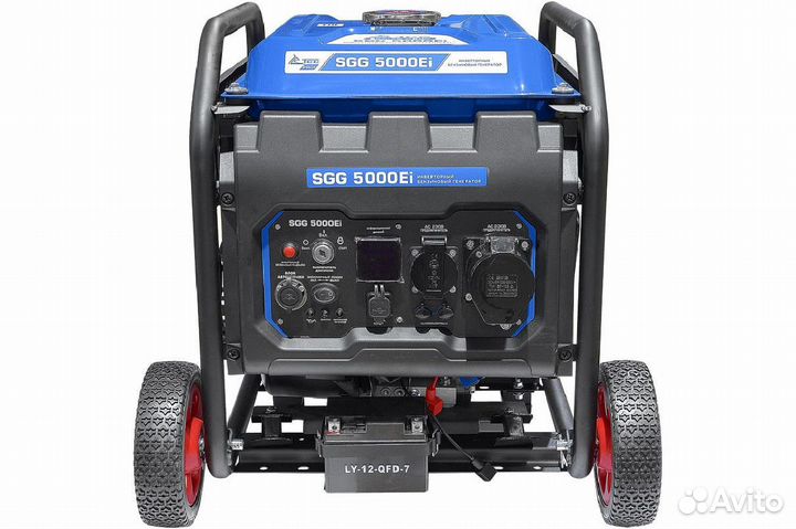 Бензогенератор инверторный SGG 5000Ei с колесами