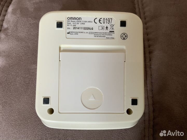 Тонометр автоматический omron M2 Basic с адаптером