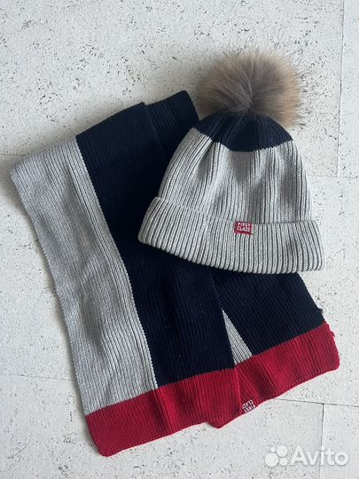 Комплект шапка и шарф для мальчика