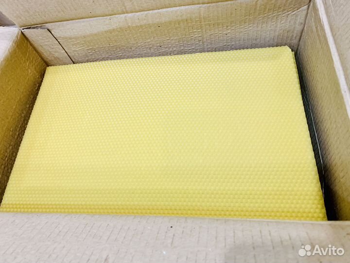 Натуральная вощина для свечей 26Х40