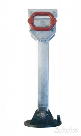 Опорная стойка для прицепа домкратная с фланцем, п