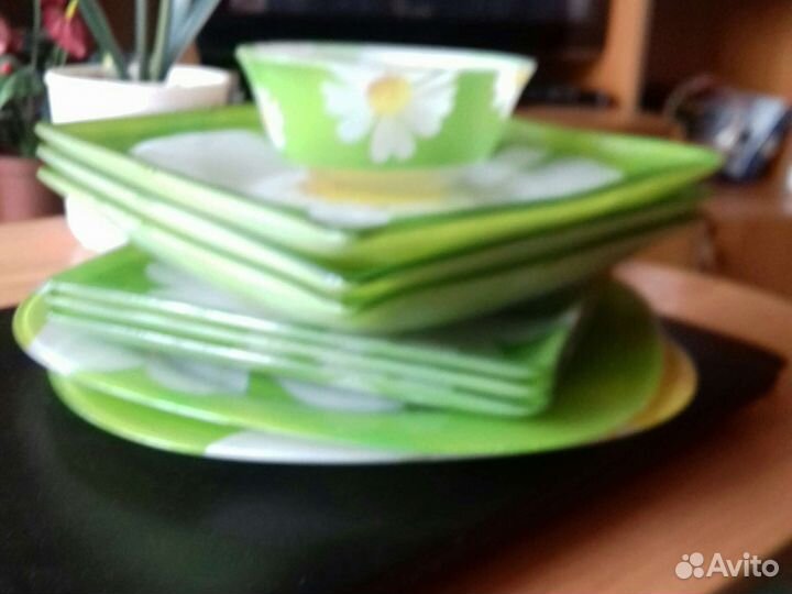 Набор столовой посуды стекло