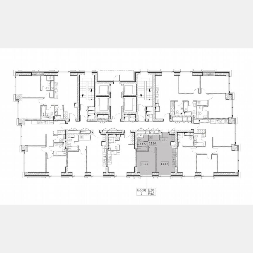 1-к. квартира, 40,2 м², 16/52 эт.