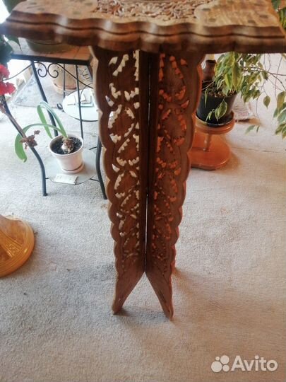 Подставка для цветов напольная деревянная