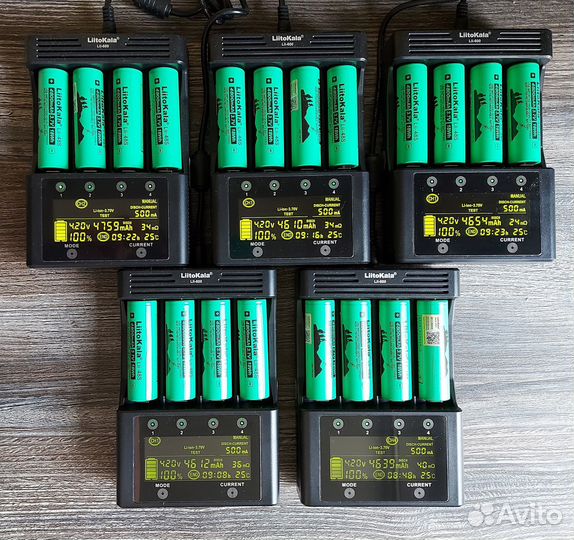 Аккумуляторы Liitokala Lii-50E Lii-48S 21700 новые