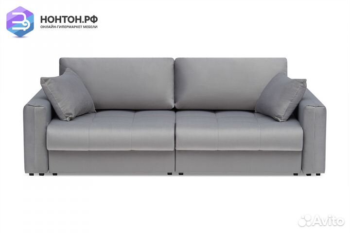 Диван тик-так Монарх серый