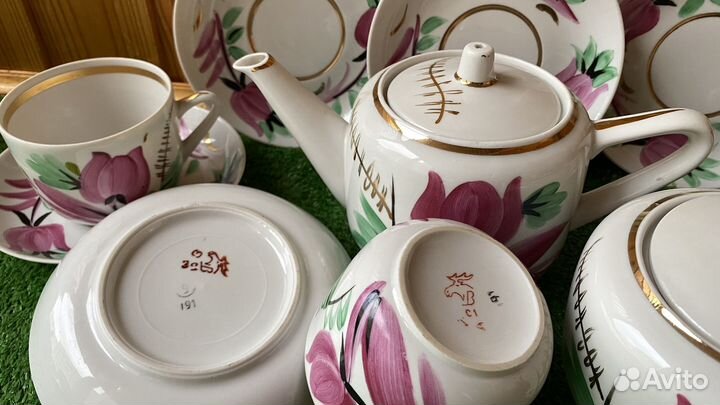 Сервиз Мадонна kahla Тюльпан Вербилки СССР