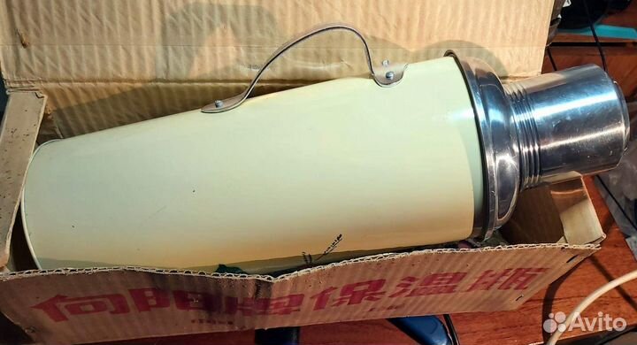 Винтажный китайский термос 2 литра 1970-е гг