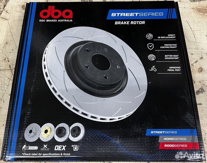 Тормозные диски Land Cruiser 300 DBA X-Gold задние