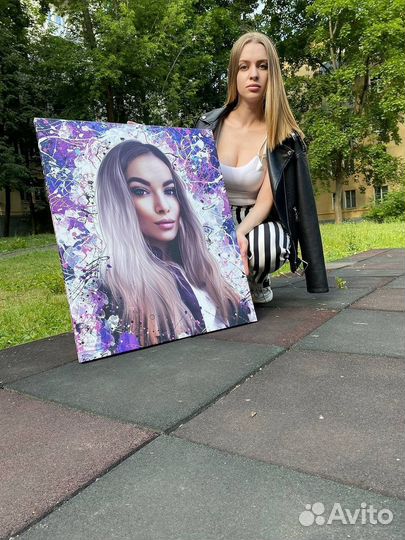 Портрет по фото,картина на холсте