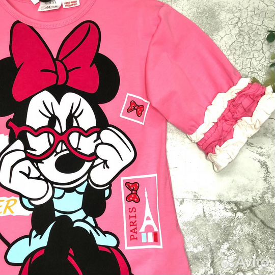 Платье-туника на девочку Minnie Новое