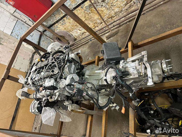 Двигатель + кпп