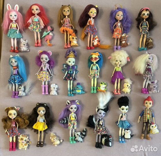 Продам коллекцию кукол Энчантималс Enchantimals