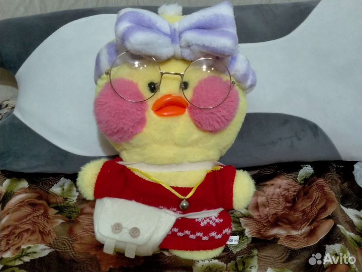Мягкая игрушка уточка лалафанфан