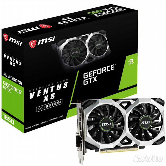 Видеокарта MSI nvidia GeForce GTX 1650 GTX 1650 D6