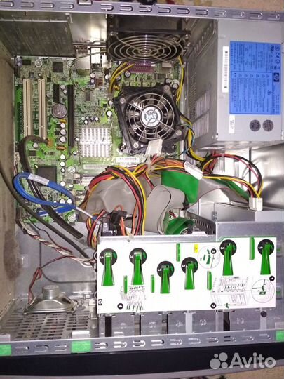 Компьютер HP и принтер Xerox