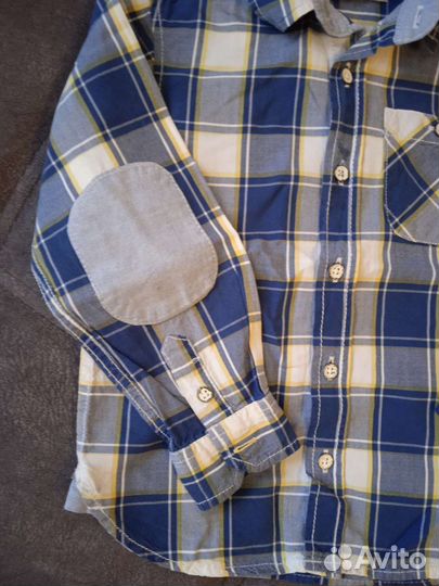 Рубашка zara для мальчика 92-98
