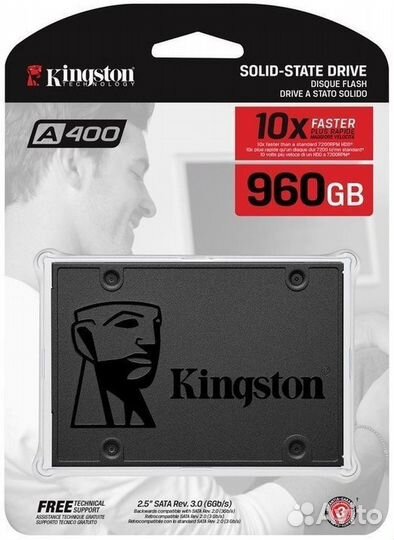 SSD диск Kingston A400 2.5