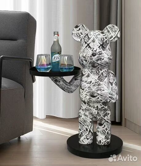 Интерьерный столик /фигурка Мишка «BearBrick»