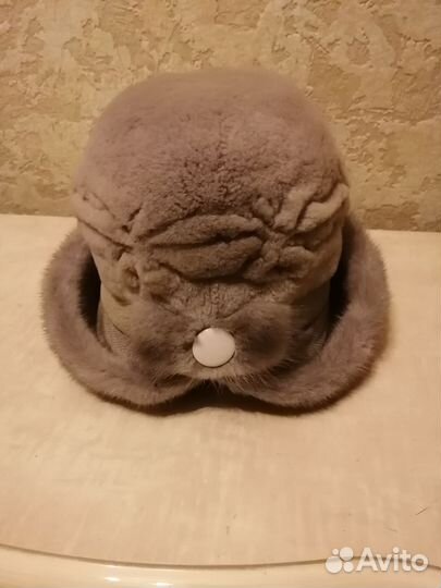 Шапка норковая 58 размер женская