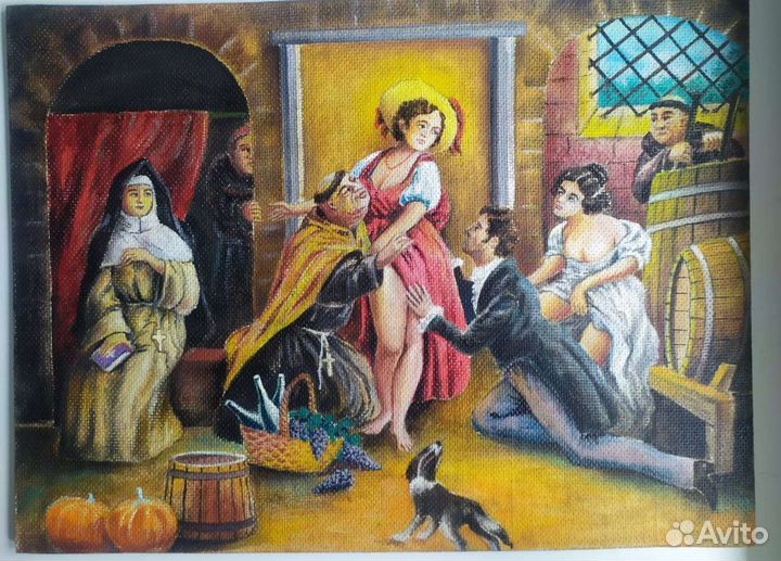 Картина маслом Записка и другие